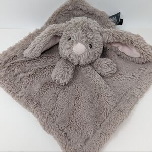 Bunny Lovey Brown Rabbit Spring Baby Security Blanket
